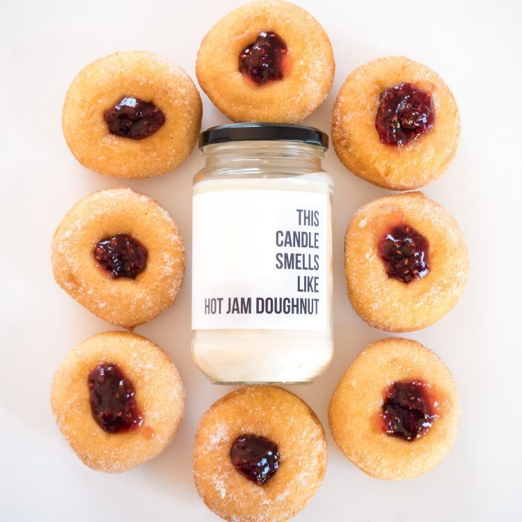Hot Jam Doughnut Soy Candle - Image 2