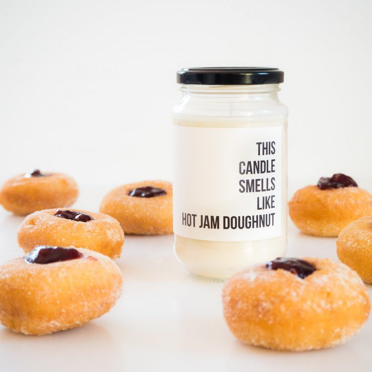 Hot Jam Doughnut Soy Candle - Image 3