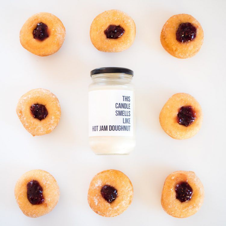 Hot Jam Doughnut Soy Candle - Image 4